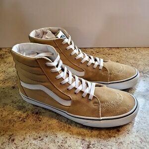 Vans Sk8-Hi Taos Taupe Skate Shoes Size 13